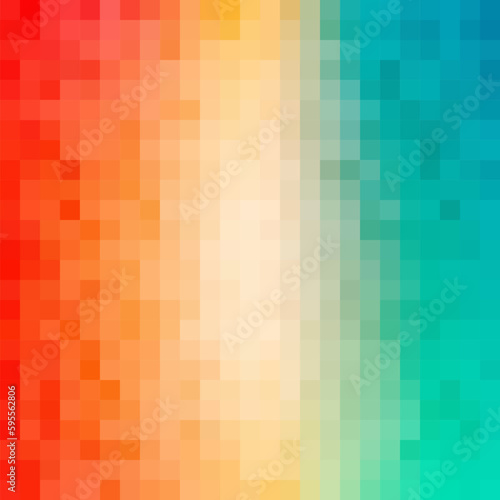 vector polygonal background with irregular tessellations pattern - triangular design in full spectrum colors - rainbow. eps 10