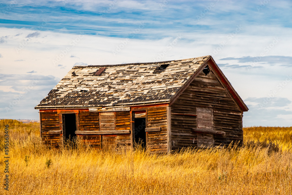 All that is left of an old house in the farmers feild. Three Hills, Alberta, Canada All that is left of an old house in the farmers feild. Three Hills, Alberta, Canada