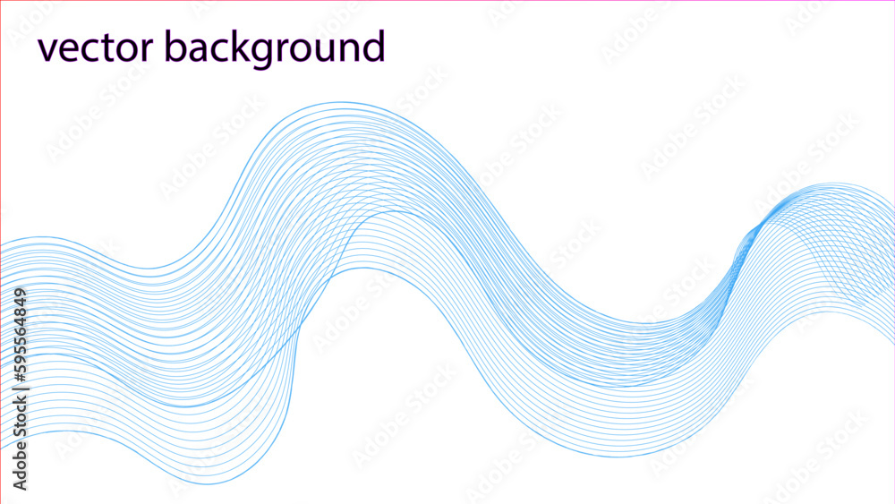 Abstract baby blue, white smooth element swoosh speed wave modern ...
