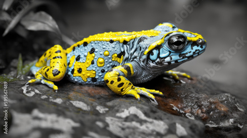 spirit animal frog - by generative ai photo