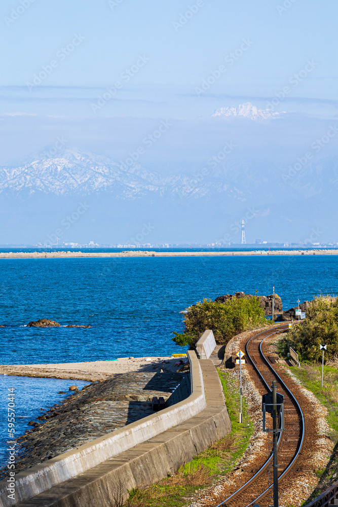 Obraz premium 雨晴海岸