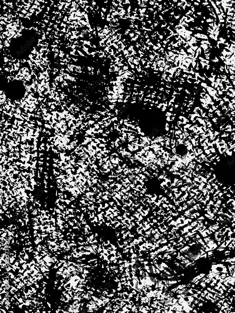 Background Black and white grunge. Distress overlay texture. Abstract surface
