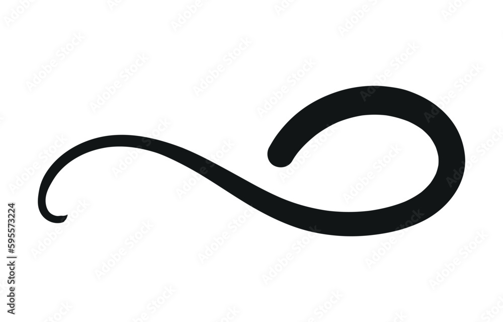 Vector Illustration Of A Set Of Thin Abstract Wavy Lines With Squiggle  Elements And Swoosh Swash And Underline Strokes Isolated Vector, Sport,  Style, Background PNG and Vector with Transparent Background for Free