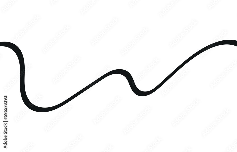 Swoosh, swash underline stroke set.Abstract wavy thin line. Squiggle elements. Vector isolated illustration Swoosh, swash underline stroke set.Abstract wavy thin line. Squiggle elements. Vector isolated illustration
