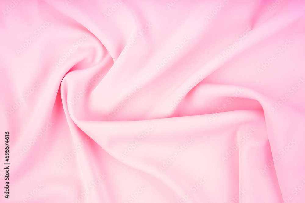 The Pink color cloth waves background texture. The Pink color cloth waves background texture.