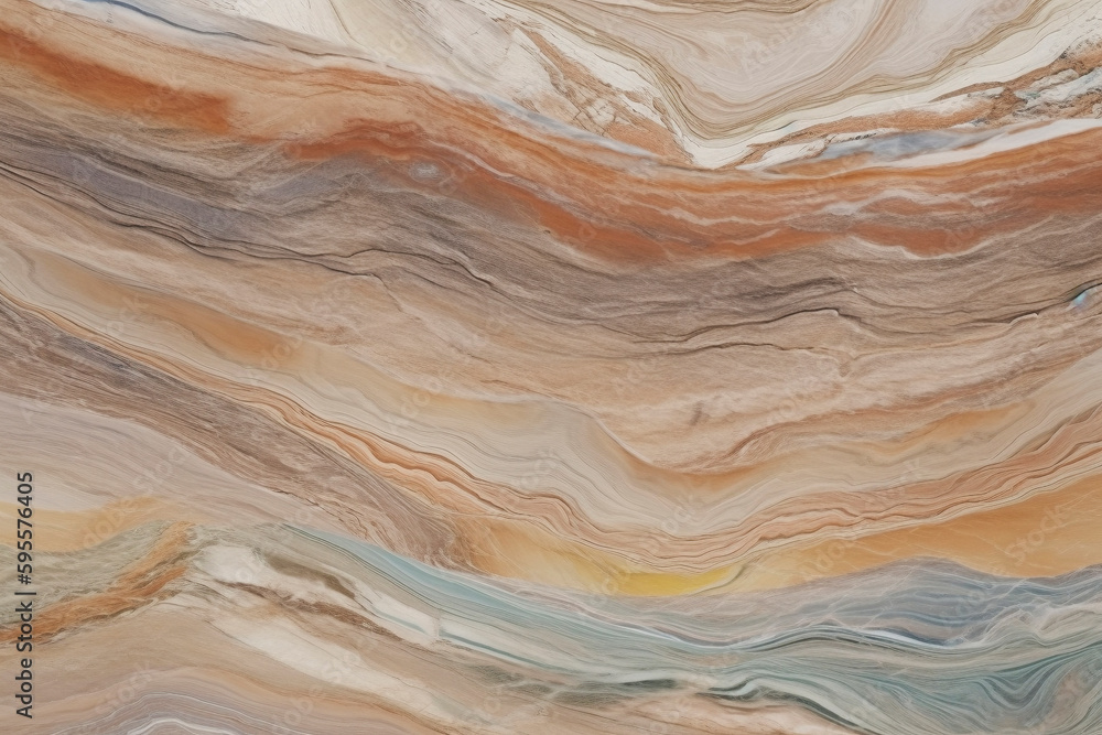 Obraz premium Multicolor Marble Stone Texture 04 generative ai 