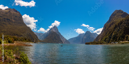 Milford Sound  Piopiotahi  fjord  Fiordland National Park in the south west of New Zealand s South Island. World heritage site among the world s top travel destinations