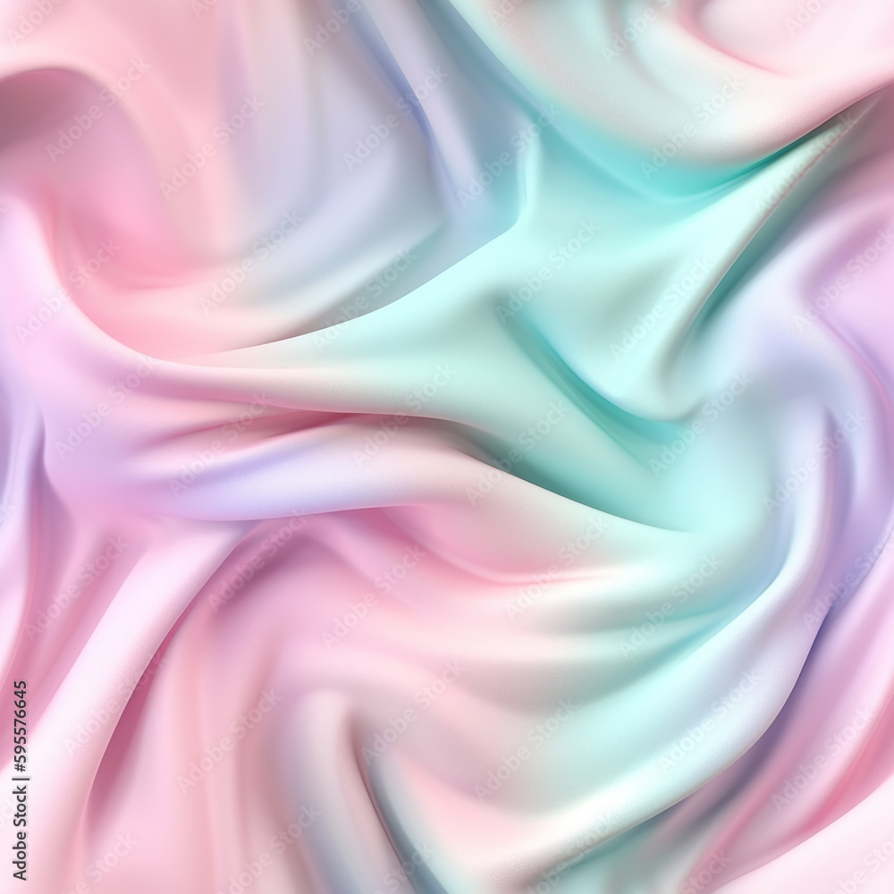 Obraz premium waves of silk fabric, seamless pattern 