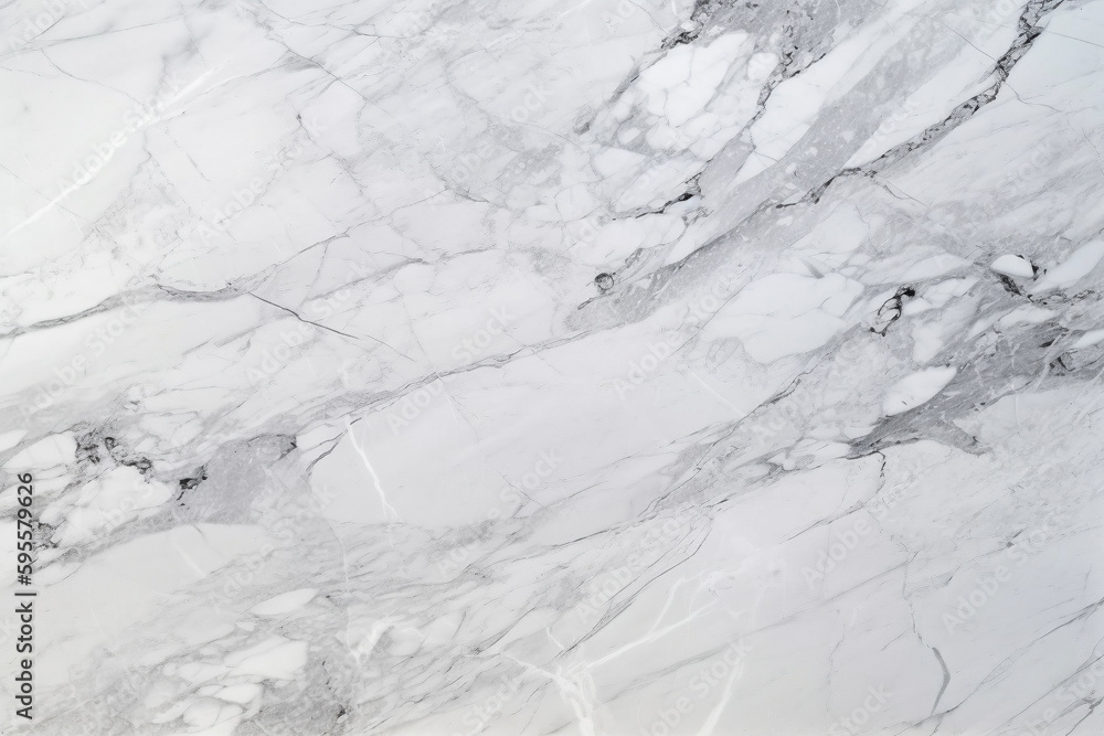 Obraz premium White marble texture with natural pattern for background 02 generative ai