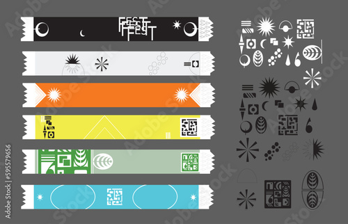 Event access control design bracelets for live performance, dance, music festivals and more.