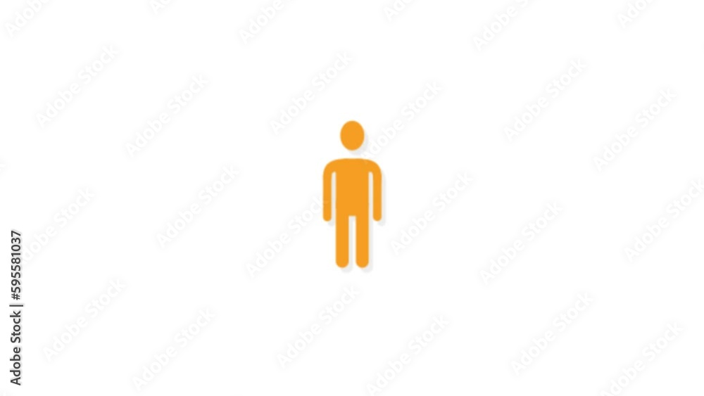 Applicants icon animation for video motion graphics Applicants icon animation for video motion graphics