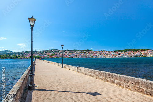 Argostoli town on the island of Kefalonia photo