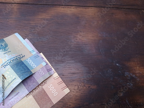 new and old Indonesian rupiah currency