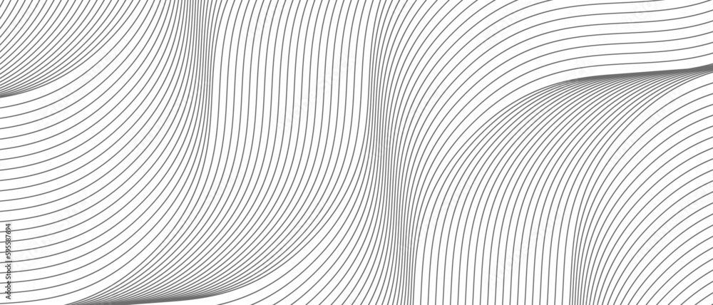 abstract smooth waves background. black and white wavy stripes background abstract smooth waves background. black and white wavy stripes background
