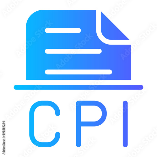 cpi gradient icon
