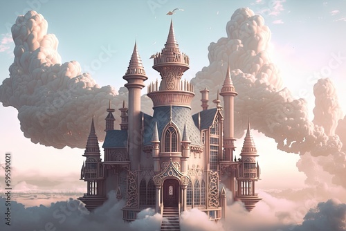 magical castle in the sky