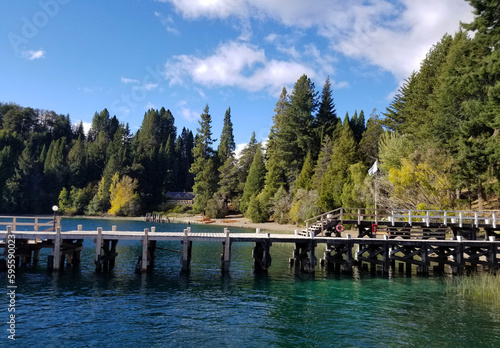 lake in the mountains in Bariloche