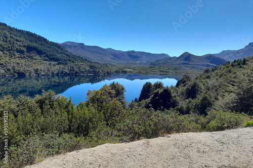 lake and mountains in Bariloche