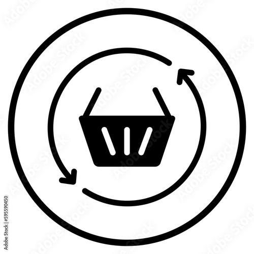 Consumption glyph icon
