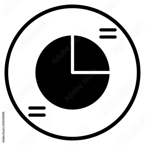 pie chart glyph icon