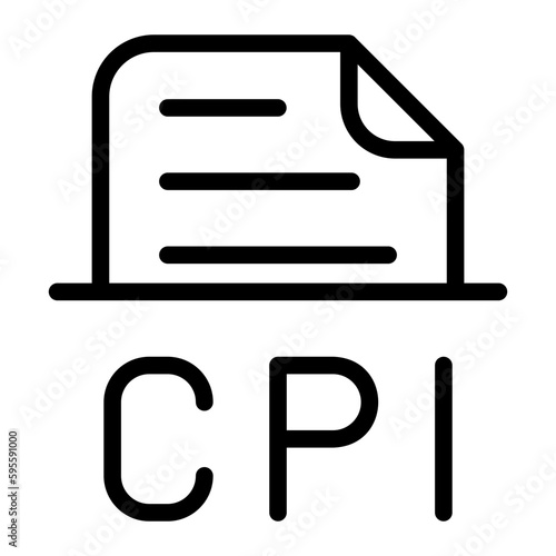 cpi line icon