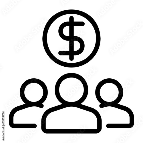 consumer line icon