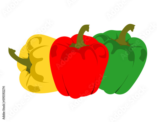 Capsicum or bell pepper