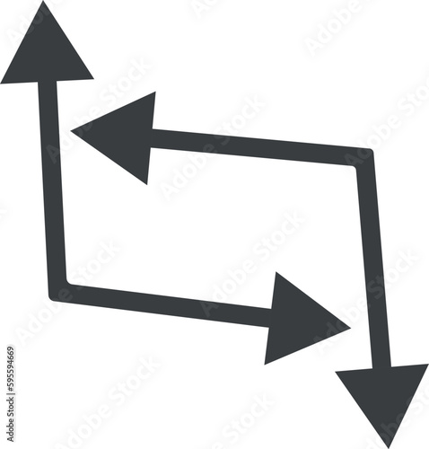 long gray arrows, arrow icons