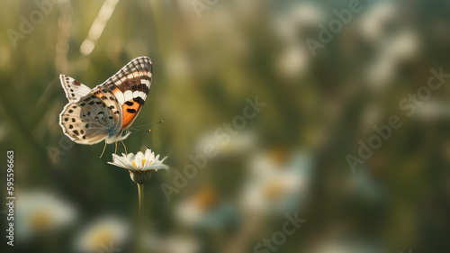 Butterly and flowers, card, invitation, writing room, wedding card, wedding invitation, RSVP