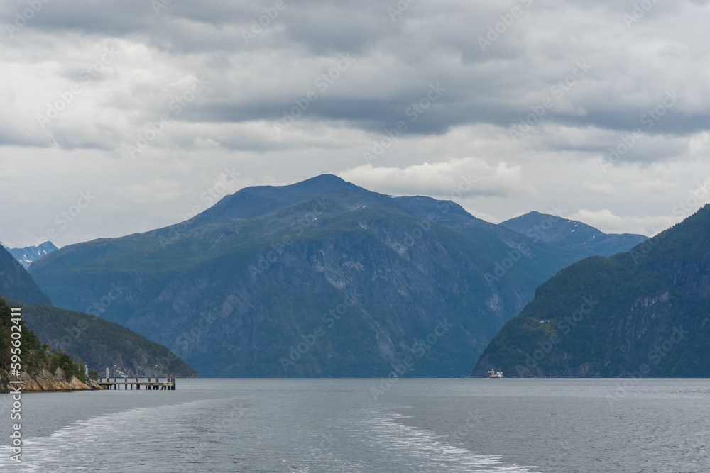 Obraz premium Landscape view of the Geirangerfjord, Norway