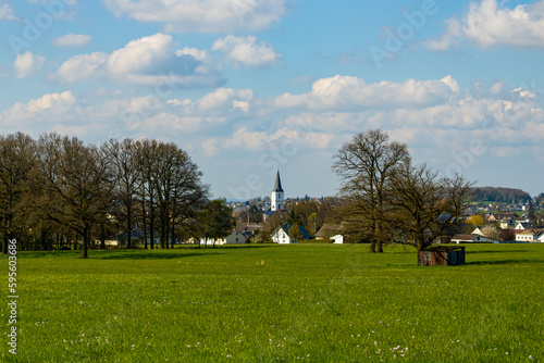 landscape with church