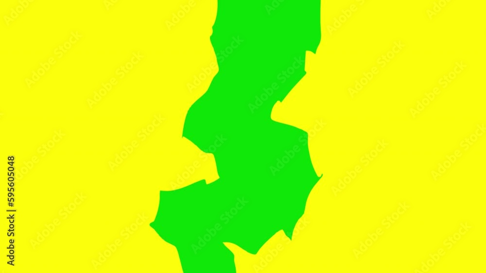 Cartoon shape transition on a green screen. Cartoon lightning transition with key color. 4K video Cartoon shape transition on a green screen. Cartoon lightning transition with key color. 4K video