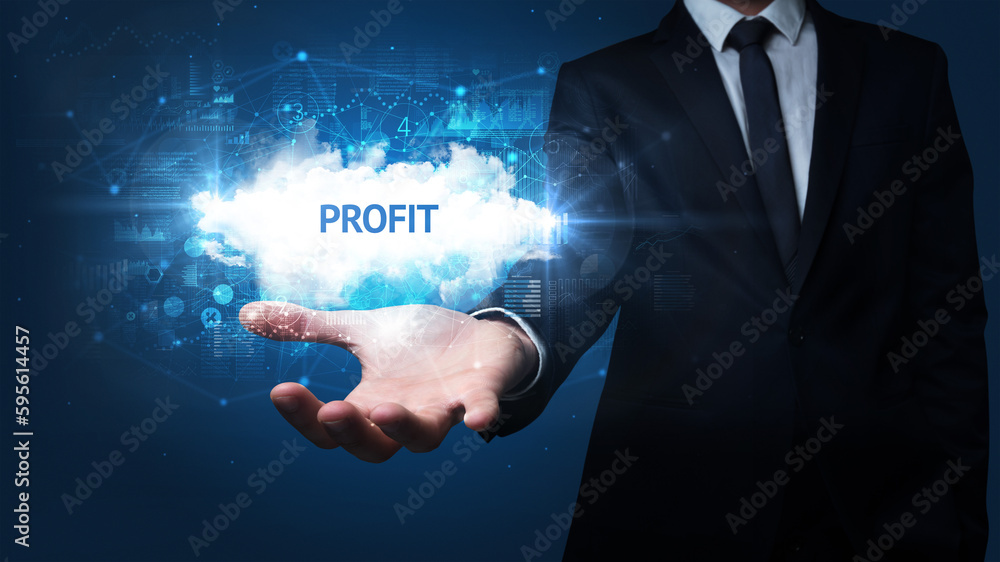 Hand of Businessman holding motivational message Hand of Businessman holding motivational message
