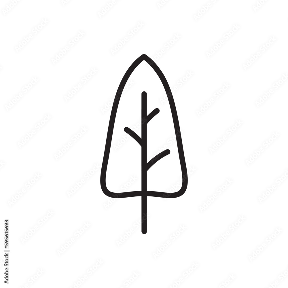 Leaf vector line icon. Leaf flat sign design. Leaf symbol isolated pictogram. UX UI icon of leave. Linear icon outline symbol Leaf vector line icon. Leaf flat sign design. Leaf symbol isolated pictogram. UX UI icon of leave. Linear icon outline symbol
