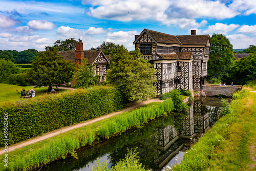 Little Moreton Hall (Old Moreton Hall) in Cheshire, England