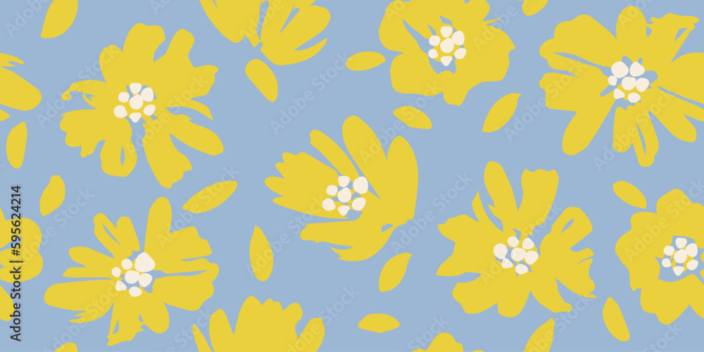 Hand drawn flowers, seamless patterns with floral for fabric, textiles, clothing, wrapping paper, cover, banner, interior decor, abstract backgrounds. Hand drawn flowers, seamless patterns with floral for fabric, textiles, clothing, wrapping paper, cover, banner, interior decor, abstract backgrounds.