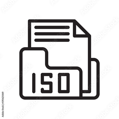 iso line icon