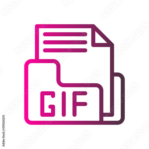 gif gradient icon
