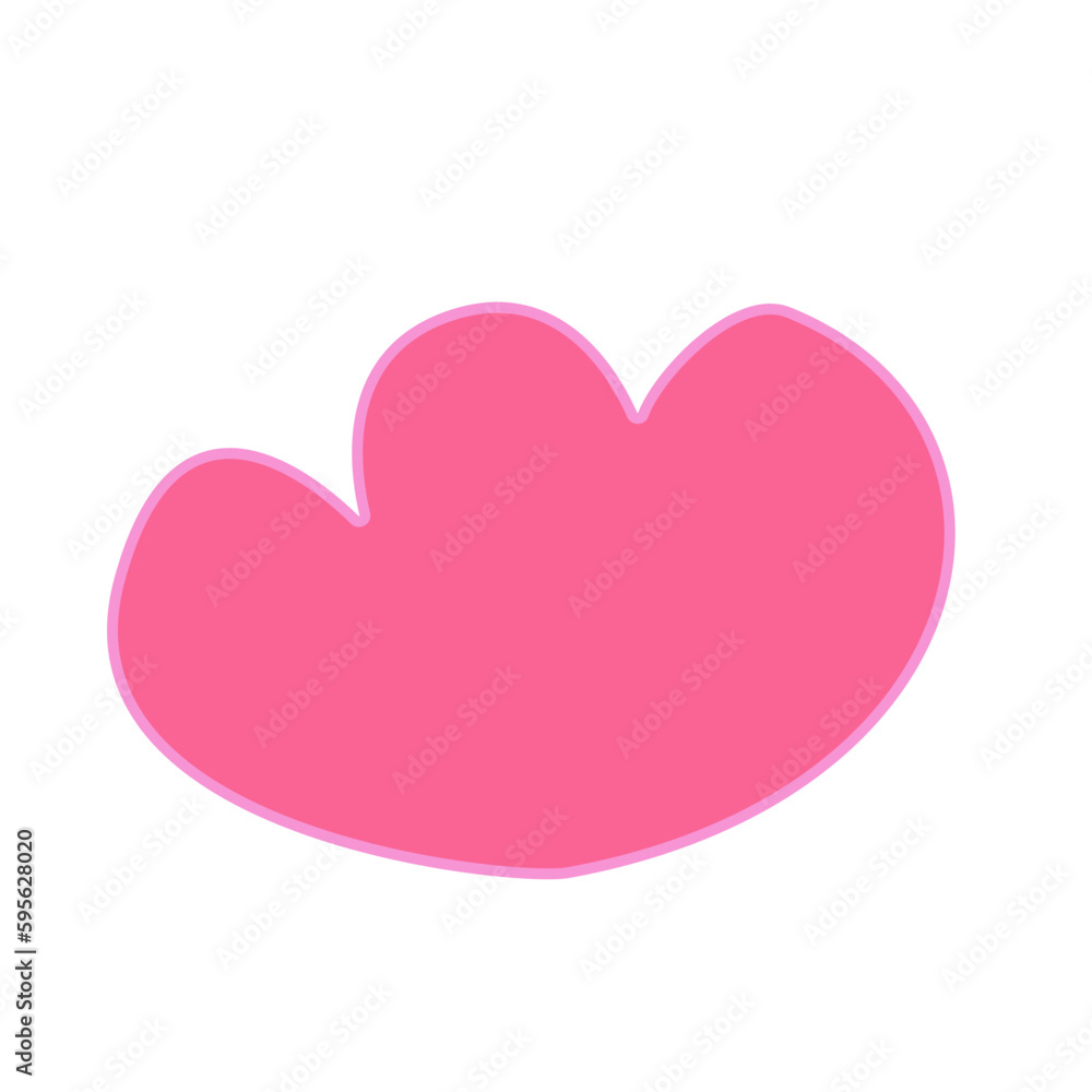 Pink abstract organic shapes. Minimalist geometric elements. Trendy modern graphic element vector Illustrator Pink abstract organic shapes. Minimalist geometric elements. Trendy modern graphic element vector Illustrator