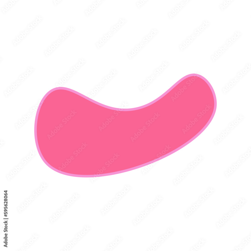 Pink abstract organic shapes. Minimalist geometric elements. Trendy modern graphic element vector Illustrator Pink abstract organic shapes. Minimalist geometric elements. Trendy modern graphic element vector Illustrator
