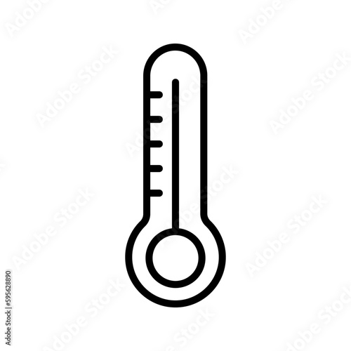 Sauna termometer outline vector icon isolated on white background. Sauna termometer line icon for web, mobile and ui design.