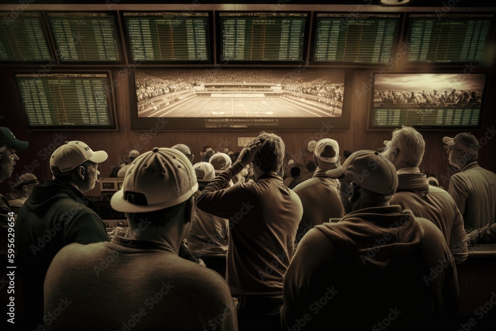 Group of men watching a sporting event in a bar Group of men watching a sporting event in a bar