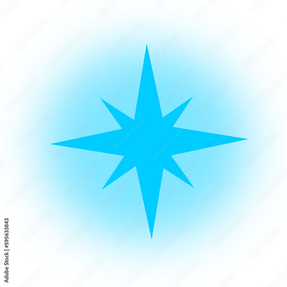 blue glow star blue glow star