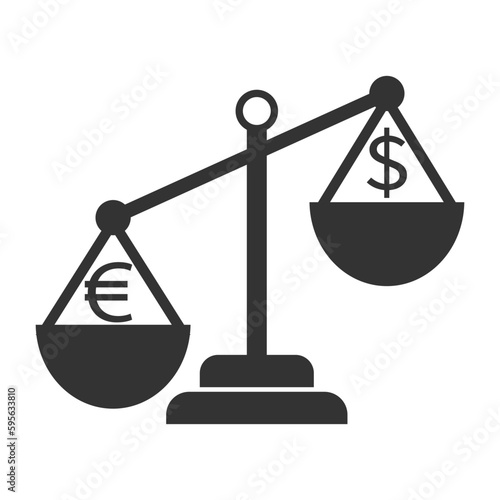 Finance icon. Strond currency set vector ilustration photo