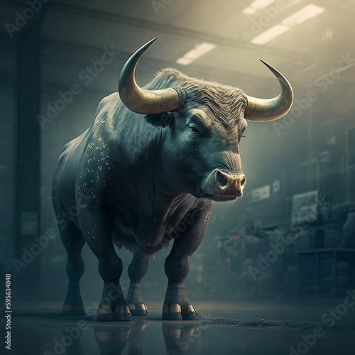 Bull, created usining generative Ai