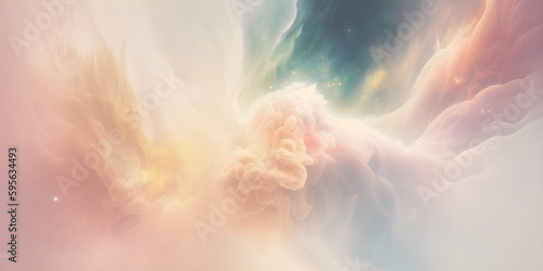 Soft and Dreamy Abstract Background, AI image