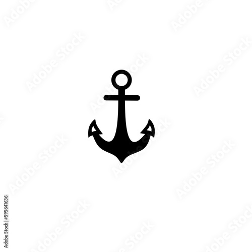 anchor on white background