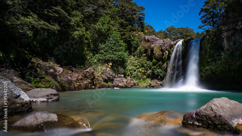 Tawhai Falls or Gollums Pool in New Zealand 