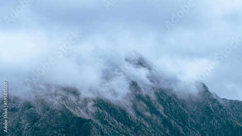 fog in the mountains