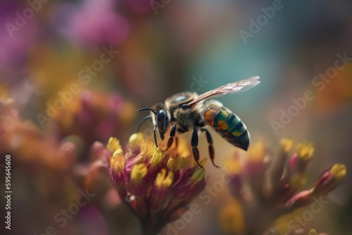Bee doing its chores. Generative AI